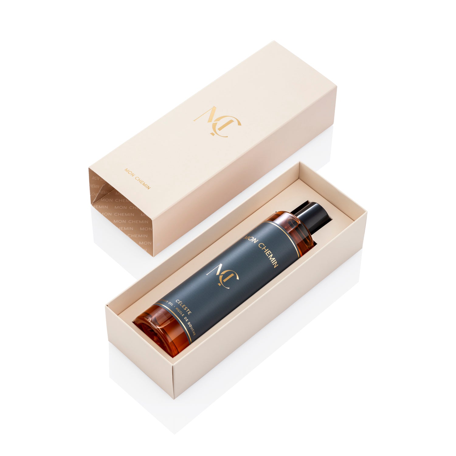 Huile de douche Céleste au parfum raffiné