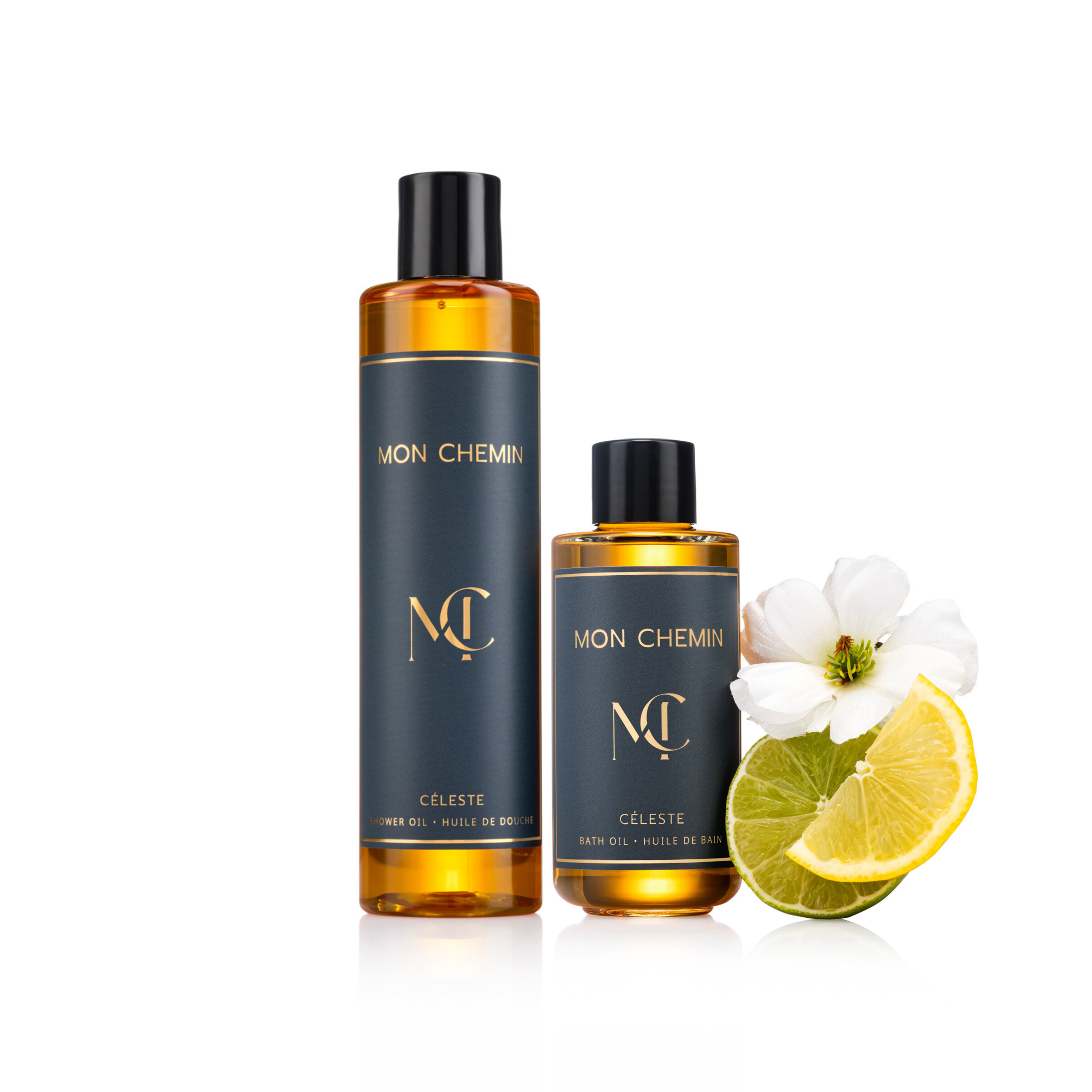 collectie celeste badolie en doucheolie